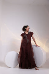 Pearl perfection jumpsuit and cape set