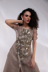 Auric Geometry Kaftan Set