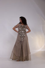 Auric Geometry Kaftan Set