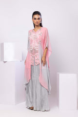 Blush Mist Shaded Kaftan Set