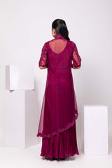 Garnet Jacket Organza Set