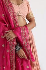 Pink lehenga set