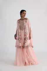 Pastel Pink Cape Set