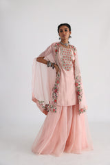 Pastel Pink Cape Set