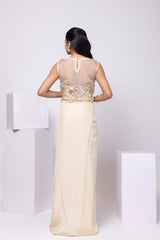 Arleth Drape Skirt Set Gold Drape Skirt