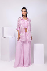 Lavender Breeze Embroidered Co-ord Set