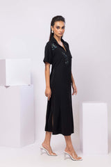 Midnight Flutter Polo Dress