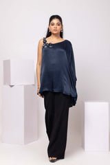 Midnight Cascade Asymmetrical Set