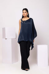 Midnight Cascade Asymmetrical Set