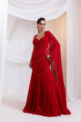 Scarlet Icon Saree