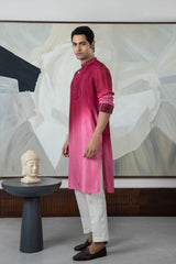 Dark red kurta set