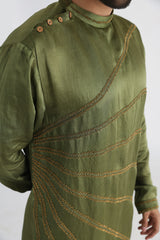Olive kurta set