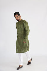 Olive kurta set