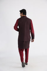 Qahwa nehru and kurta set