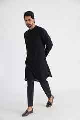 Adeem black kurta set