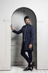 Majestic Midnight Hues Bandhgala