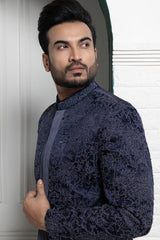 Majestic Midnight Hues Bandhgala