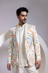 Aurora Swirl Blazer