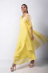 serina dress and cape set