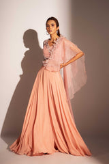 Layla Drape Pant Saree Set