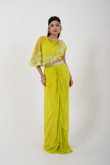 Perfect Petal Drape Skirt Set