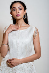 Pearl Pop Flower Waistcoat Set