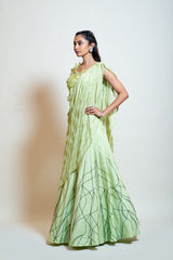 Lime Green Lehenga Set
