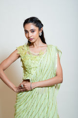 Lime Green Lehenga Set