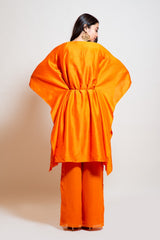 Bright Orange Kaftan Set