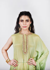 Pista Peach Ombre Kaftan