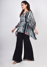 Black Tie Dye Kaftan Set