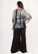 Black Tie Dye Kaftan Set