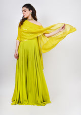 Parrot Green Jumpsuit