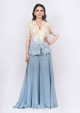 Shaded Co-rd Set with 3D buttas