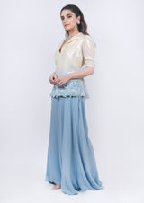 Shaded Co-rd Set with 3D buttas