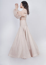 Champange Fishcut Lehenga