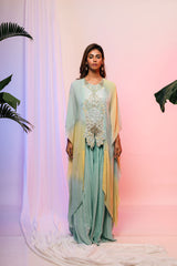 Palm Springs Shaded Kaftan Set