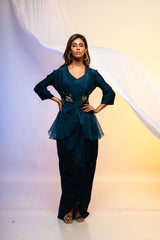 Infinity Peplum Jacket Set