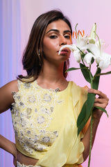 Calla Draped Saree Set