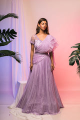 Lavender Lehenga Set