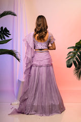 Lavender Lehenga Set