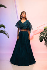 Midnight Wings Lehenga Set