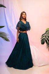 Midnight Wings Lehenga Set