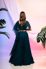 Midnight Wings Lehenga Set