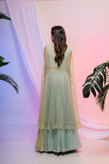 Lucid Cape Lehenga Set