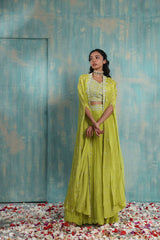 Omala Cape Jacket Set