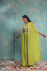 Omala Cape Jacket Set