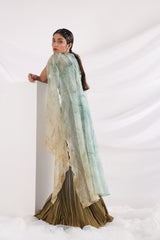 Marbellous cape skirt set