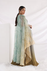 Marbellous cape skirt set