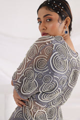 Sign of the painted pearls jacket set